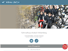 Tablet Screenshot of fahrradhaus-kralisch.de